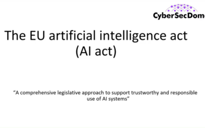 CyberSecDome Workshop: Privacy, Legal, and Ethical Considerations